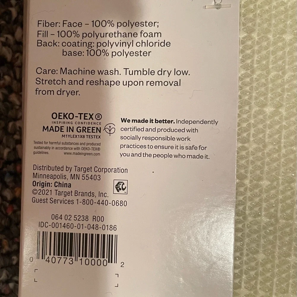 Gray Memory Foam Bath Mat